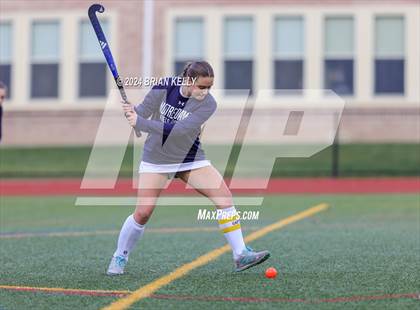 Thumbnail 2 in Middleborough @ Notre Dame Academy (MIAA Division 2 Round of 32) photogallery.