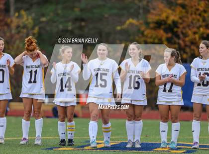 Thumbnail 1 in Middleborough @ Notre Dame Academy (MIAA Division 2 Round of 32) photogallery.