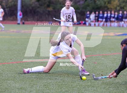 Thumbnail 2 in Middleborough @ Notre Dame Academy (MIAA Division 2 Round of 32) photogallery.