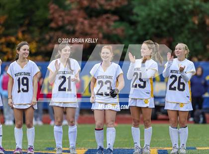Thumbnail 3 in Middleborough @ Notre Dame Academy (MIAA Division 2 Round of 32) photogallery.