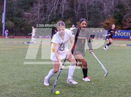 Thumbnail 3 in Middleborough @ Notre Dame Academy (MIAA Division 2 Round of 32) photogallery.
