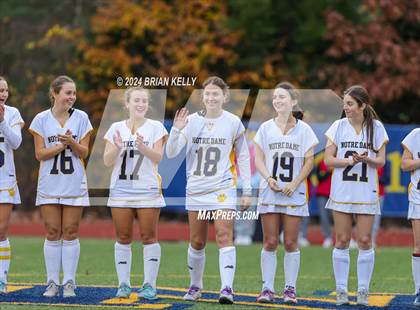 Thumbnail 1 in Middleborough @ Notre Dame Academy (MIAA Division 2 Round of 32) photogallery.
