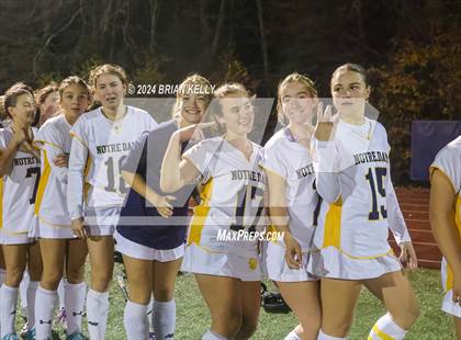 Thumbnail 2 in Middleborough @ Notre Dame Academy (MIAA Division 2 Round of 32) photogallery.