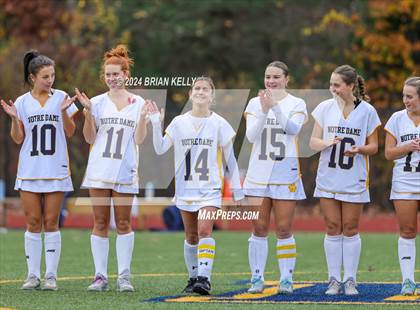 Thumbnail 3 in Middleborough @ Notre Dame Academy (MIAA Division 2 Round of 32) photogallery.