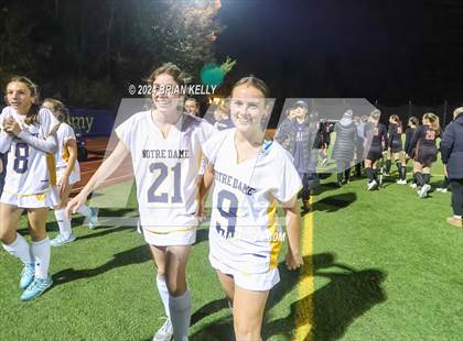 Thumbnail 1 in Middleborough @ Notre Dame Academy (MIAA Division 2 Round of 32) photogallery.