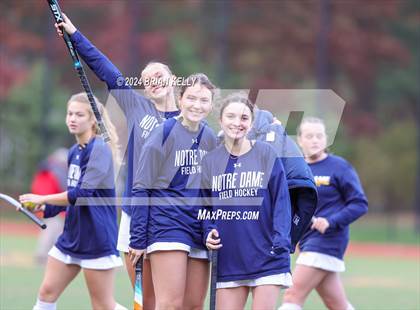 Thumbnail 3 in Middleborough @ Notre Dame Academy (MIAA Division 2 Round of 32) photogallery.