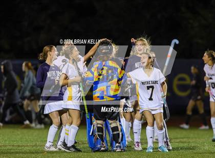 Thumbnail 1 in Middleborough @ Notre Dame Academy (MIAA Division 2 Round of 32) photogallery.