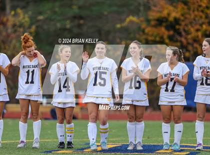 Thumbnail 2 in Middleborough @ Notre Dame Academy (MIAA Division 2 Round of 32) photogallery.
