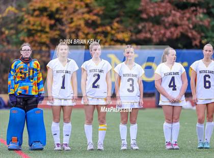 Thumbnail 1 in Middleborough @ Notre Dame Academy (MIAA Division 2 Round of 32) photogallery.