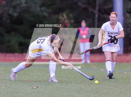 Thumbnail 1 in Middleborough @ Notre Dame Academy (MIAA Division 2 Round of 32) photogallery.