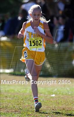 Thumbnail 1 in CIF Cross Country Championships (D2 Girls) photogallery.
