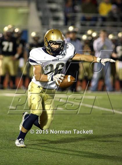 Thumbnail 2 in Hayden vs. Central (KSHSAA 4A D1 Semifinal) photogallery.