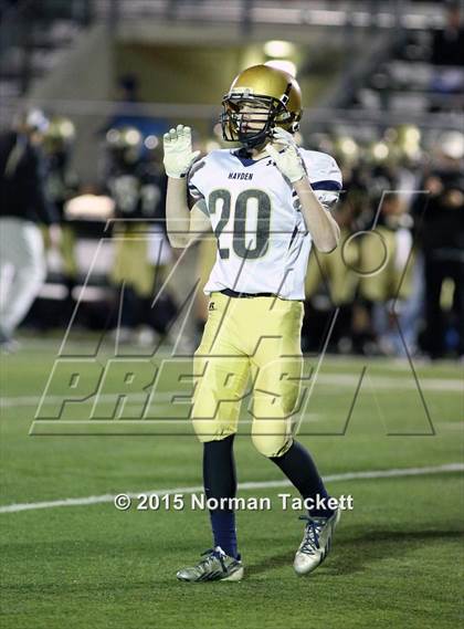 Thumbnail 1 in Hayden vs. Central (KSHSAA 4A D1 Semifinal) photogallery.
