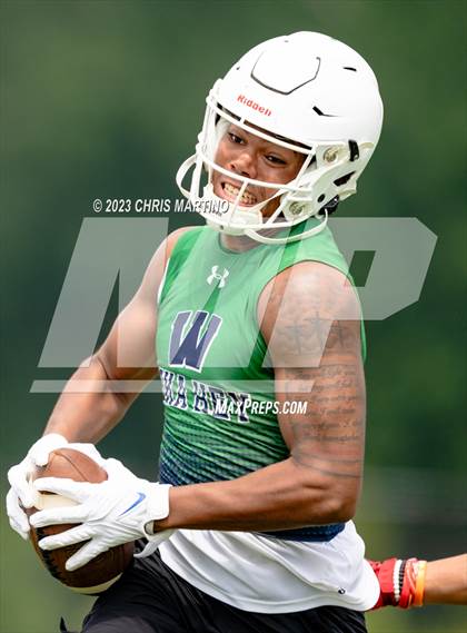 Thumbnail 1 in Butler vs Weddington (Powerade 7 on 7) photogallery.