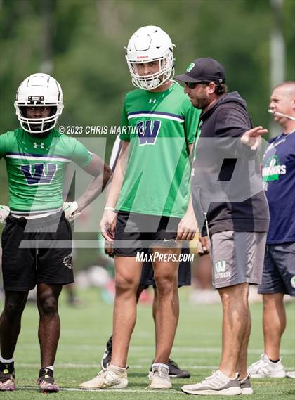 Thumbnail 1 in Butler vs Weddington (Powerade 7 on 7) photogallery.