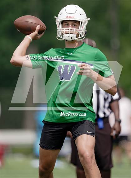 Thumbnail 2 in Butler vs Weddington (Powerade 7 on 7) photogallery.