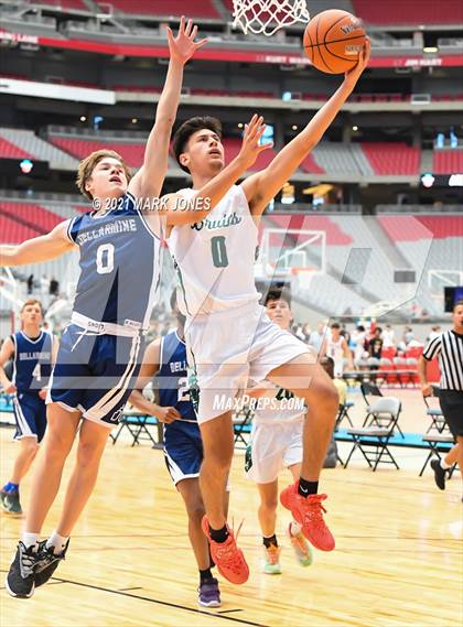 Thumbnail 2 in Bellarmine Prep vs. Ponderosa - Section 7 Basketball Tournament photogallery.