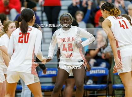 Thumbnail 1 in Lincoln Northeast vs. Lincoln High (HAC Tournament Final) photogallery.