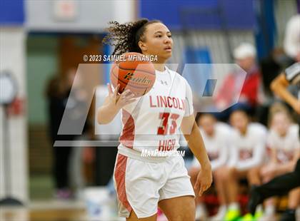 Thumbnail 3 in Lincoln Northeast vs. Lincoln High (HAC Tournament Final) photogallery.