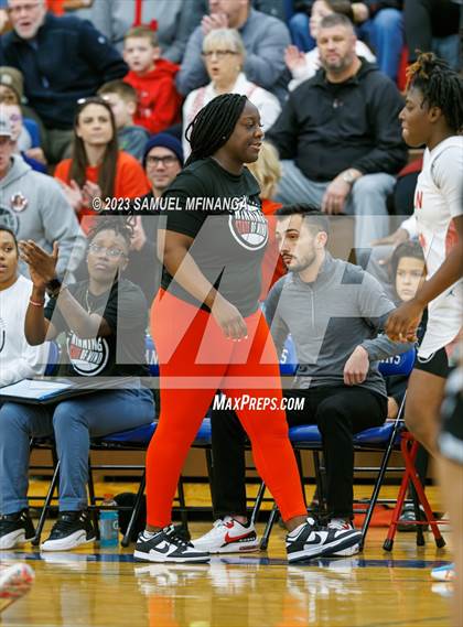 Thumbnail 3 in Lincoln Northeast vs. Lincoln High (HAC Tournament Final) photogallery.