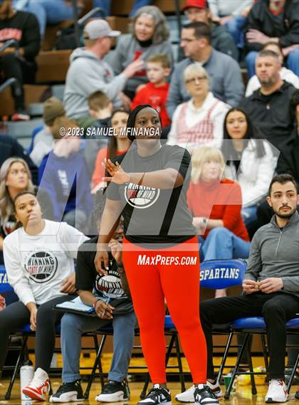 Thumbnail 2 in Lincoln Northeast vs. Lincoln High (HAC Tournament Final) photogallery.