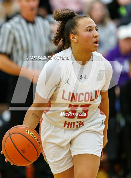 Thumbnail 2 in Lincoln Northeast vs. Lincoln High (HAC Tournament Final) photogallery.
