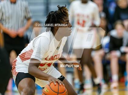 Thumbnail 3 in Lincoln Northeast vs. Lincoln High (HAC Tournament Final) photogallery.