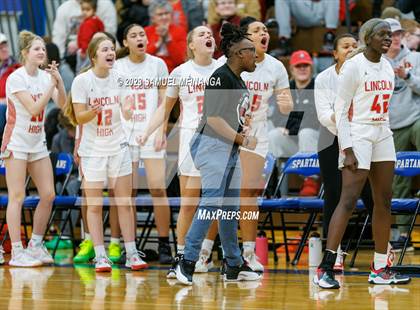 Thumbnail 2 in Lincoln Northeast vs. Lincoln High (HAC Tournament Final) photogallery.