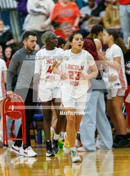 Thumbnail 2 in Lincoln Northeast vs. Lincoln High (HAC Tournament Final) photogallery.