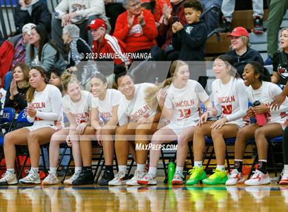 Thumbnail 2 in Lincoln Northeast vs. Lincoln High (HAC Tournament Final) photogallery.