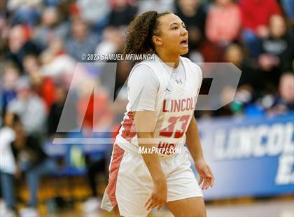 Thumbnail 1 in Lincoln Northeast vs. Lincoln High (HAC Tournament Final) photogallery.