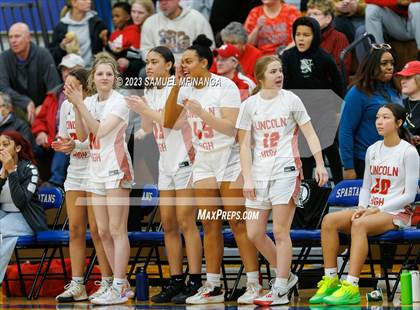 Thumbnail 3 in Lincoln Northeast vs. Lincoln High (HAC Tournament Final) photogallery.