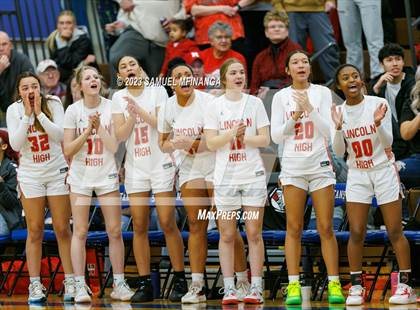 Thumbnail 3 in Lincoln Northeast vs. Lincoln High (HAC Tournament Final) photogallery.