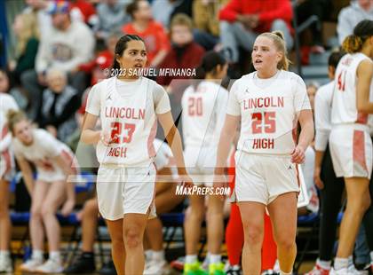 Thumbnail 2 in Lincoln Northeast vs. Lincoln High (HAC Tournament Final) photogallery.