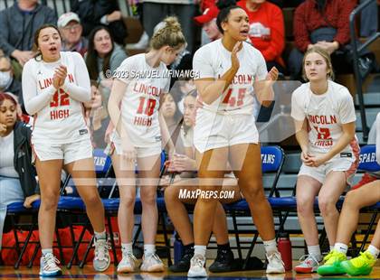 Thumbnail 1 in Lincoln Northeast vs. Lincoln High (HAC Tournament Final) photogallery.