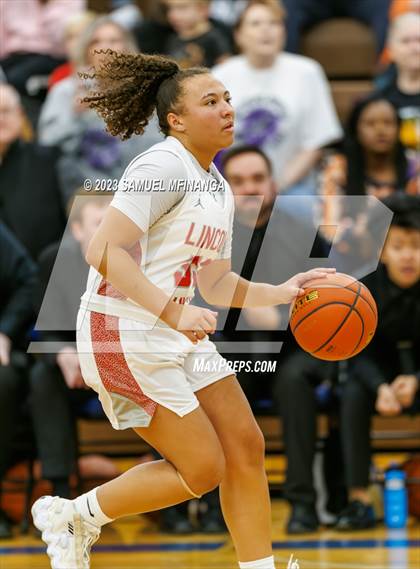 Thumbnail 1 in Lincoln Northeast vs. Lincoln High (HAC Tournament Final) photogallery.