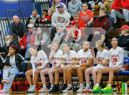 Thumbnail 1 in Lincoln Northeast vs. Lincoln High (HAC Tournament Final) photogallery.
