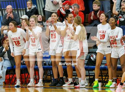 Thumbnail 3 in Lincoln Northeast vs. Lincoln High (HAC Tournament Final) photogallery.