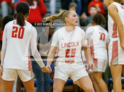 Thumbnail 2 in Lincoln Northeast vs. Lincoln High (HAC Tournament Final) photogallery.