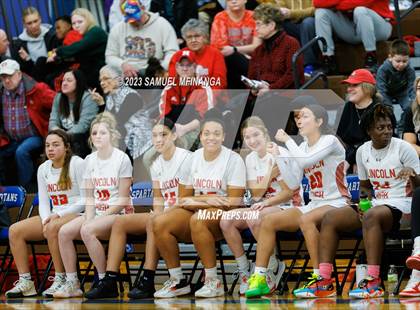 Thumbnail 3 in Lincoln Northeast vs. Lincoln High (HAC Tournament Final) photogallery.