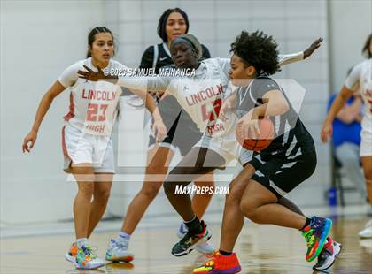 Thumbnail 2 in Lincoln Northeast vs. Lincoln High (HAC Tournament Final) photogallery.