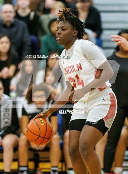 Thumbnail 1 in Lincoln Northeast vs. Lincoln High (HAC Tournament Final) photogallery.