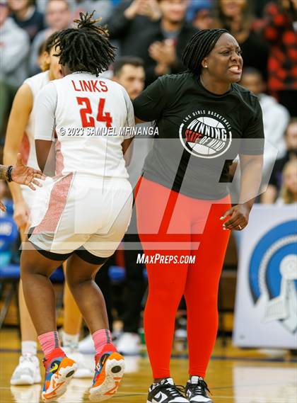 Thumbnail 3 in Lincoln Northeast vs. Lincoln High (HAC Tournament Final) photogallery.
