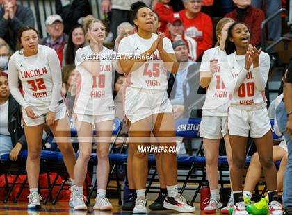Thumbnail 3 in Lincoln Northeast vs. Lincoln High (HAC Tournament Final) photogallery.
