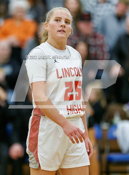 Thumbnail 3 in Lincoln Northeast vs. Lincoln High (HAC Tournament Final) photogallery.