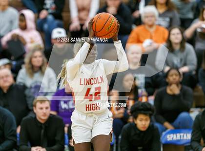 Thumbnail 3 in Lincoln Northeast vs. Lincoln High (HAC Tournament Final) photogallery.