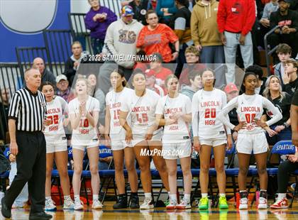 Thumbnail 1 in Lincoln Northeast vs. Lincoln High (HAC Tournament Final) photogallery.