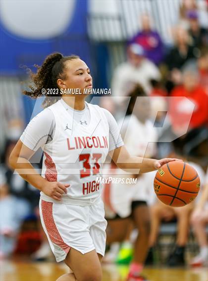 Thumbnail 2 in Lincoln Northeast vs. Lincoln High (HAC Tournament Final) photogallery.