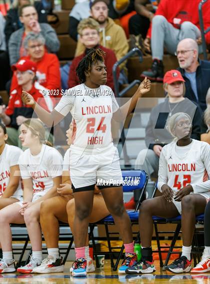 Thumbnail 1 in Lincoln Northeast vs. Lincoln High (HAC Tournament Final) photogallery.