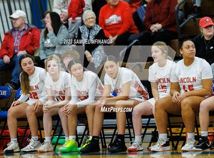 Thumbnail 3 in Lincoln Northeast vs. Lincoln High (HAC Tournament Final) photogallery.
